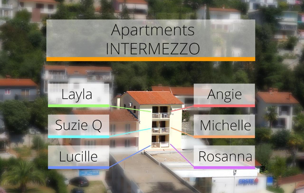Apartment Suzie Q - Intermezzo With Sea View 라벡 외부 사진